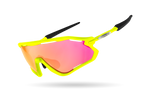 LIMAR VEGA POLYCARBONATE CYCLING GLASSES | YELLOW FLUO